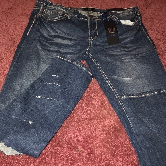 NWT Royal Blue Capris/Jeans(read description) - Picture 1 of 5